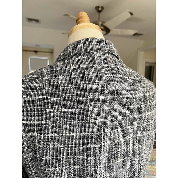 Rag & Bone Ames Deconstructed Check Cotton Relaxed Fit Blazer - Picture 13 of 16
